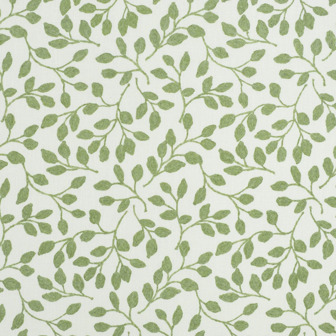 Jayden Vine Emb Stem 473100 by PKL Studio Designer Fabric - Base:52% Cotton 48% Polyester Embroid:60% Polyester 25% Cotton 15% Linen India 51000 Horizontal: 13.250" and Vertical: 9.125" 53 - Swanky Fabrics -