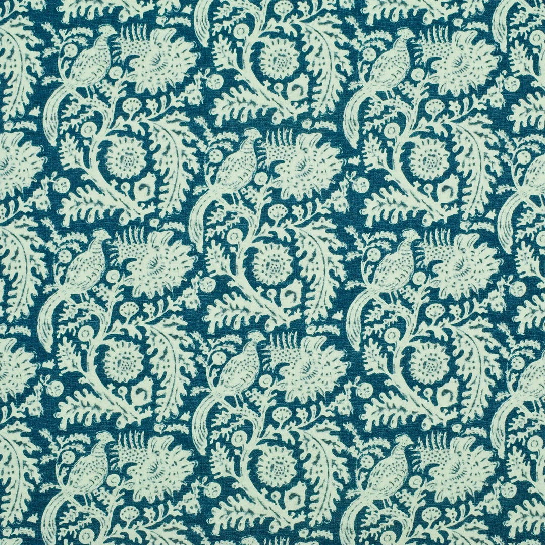 Meadow Song Indigo 473150 by PKL Studio Designer Fabric - 100% Cotton Pakistan 51000 Horizontal: 13.500" and Vertical: 18.000" 54 - Swanky Fabrics -