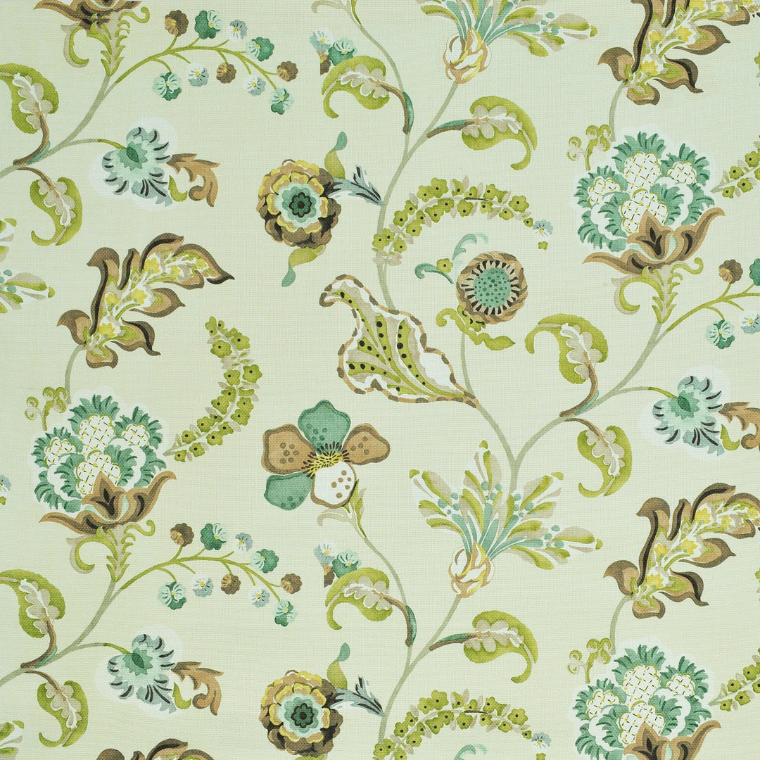 Lily Steel 473363 by PKL Studio Designer Fabric - 100% Cotton Pakistan 51000 Horizontal: 27.000" and Vertical: 25.000" 54 - Swanky Fabrics -