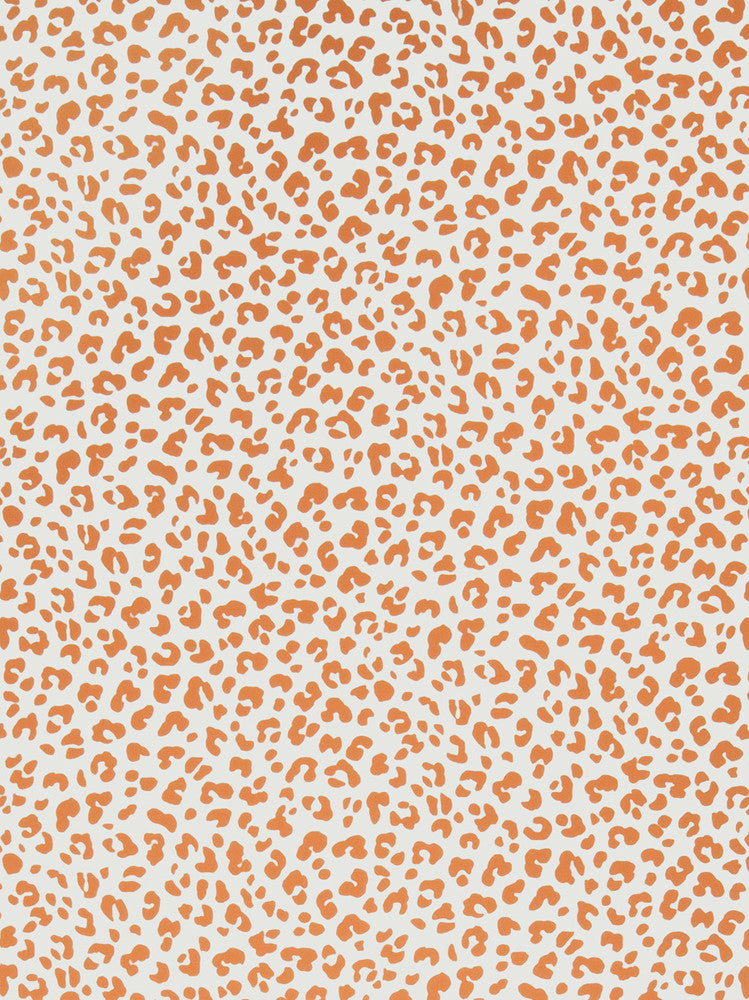 Ocelot Orange 4760904 by Stroheim Wallpaper Dana Gibson Wallcovering 100% Paper U.S.A. Double Rubs: - Untrimmed ; Strippable ; Passes ASTM-E84 ; Ce Mark Certified ; Side Match ; Unpasted ; Exclusive Pattern ; Washable H: 27.00 in (68.58 cm), V: 12.75 in (32.38 cm) 27.00 in (68.58 cm) - Fabric Carolina - Stroheim