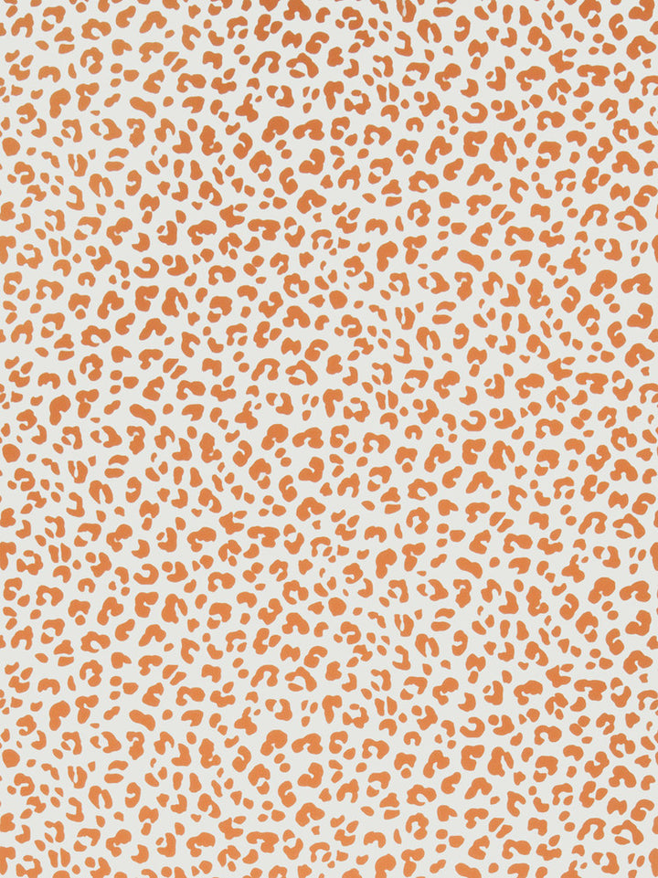 Ocelot Orange 4760904 by Stroheim Wallpaper Dana Gibson Wallcovering 100% Paper U.S.A. Double Rubs: - Untrimmed ; Strippable ; Passes ASTM-E84 ; Ce Mark Certified ; Side Match ; Unpasted ; Exclusive Pattern ; Washable H: 27.00 in (68.58 cm), V: 12.75 in (32.38 cm) 27.00 in (68.58 cm) - Fabric Carolina - Stroheim