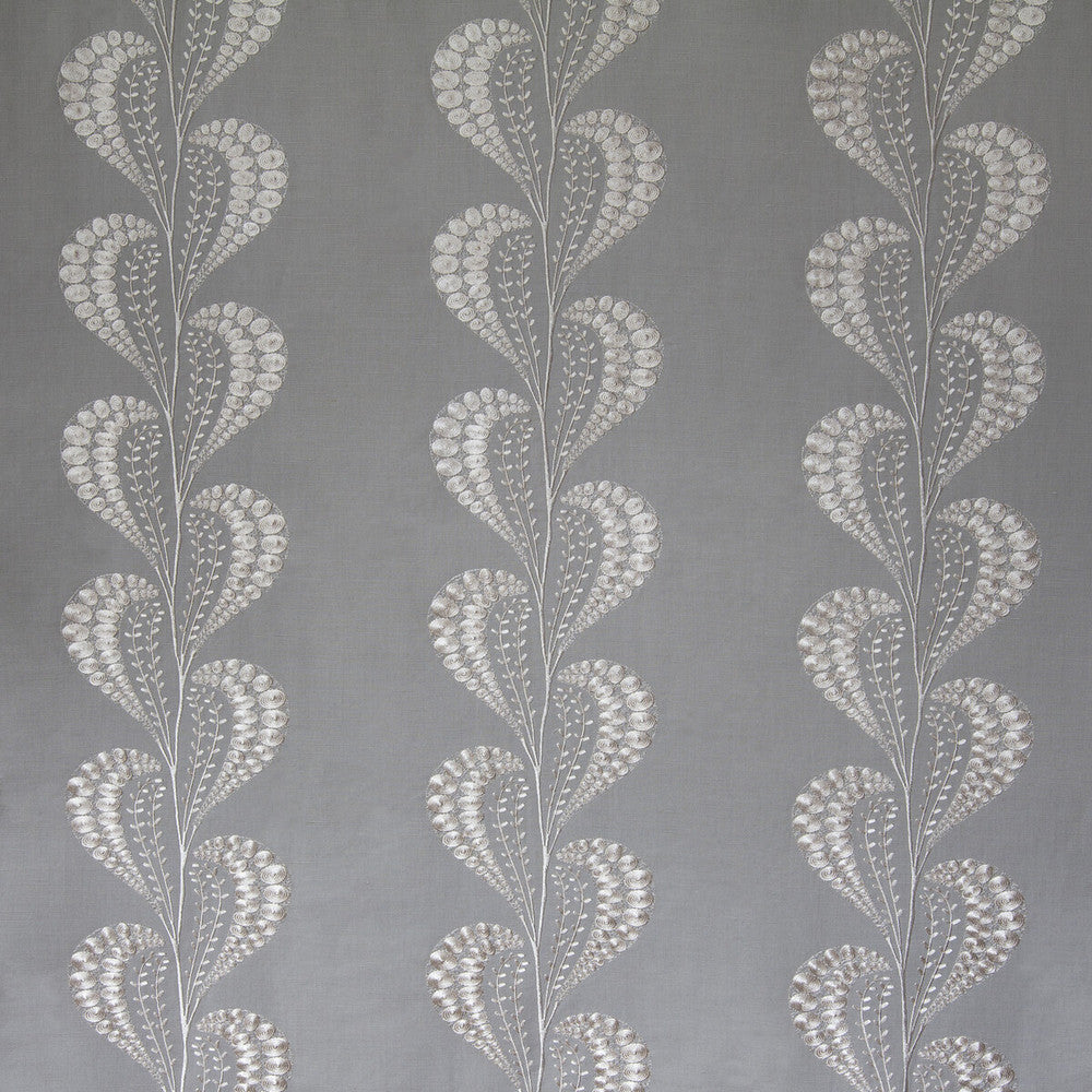 Tisza Pewter by Kravet Couture Fabric WINDSOR SMITH NAILA LINEN - 44%;COTTON - 29%;VISCOSE - 19%;SPUN POLYESTER - 8% India LIGHT Horizontal: 26 and Vertical: 13.3 51 - Fabric Carolina -