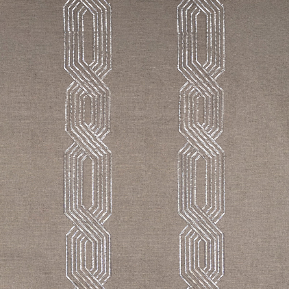 Metalwork Vapor by Kravet Couture Fabric WINDSOR SMITH NAILA POLYESTER - 83%;SPUN POLYESTER - 6%;VISCOSE - 6%;PLASTIC - 5% India LIGHT Horizontal: 12.5 and Vertical: 15.74 51 - Fabric Carolina -