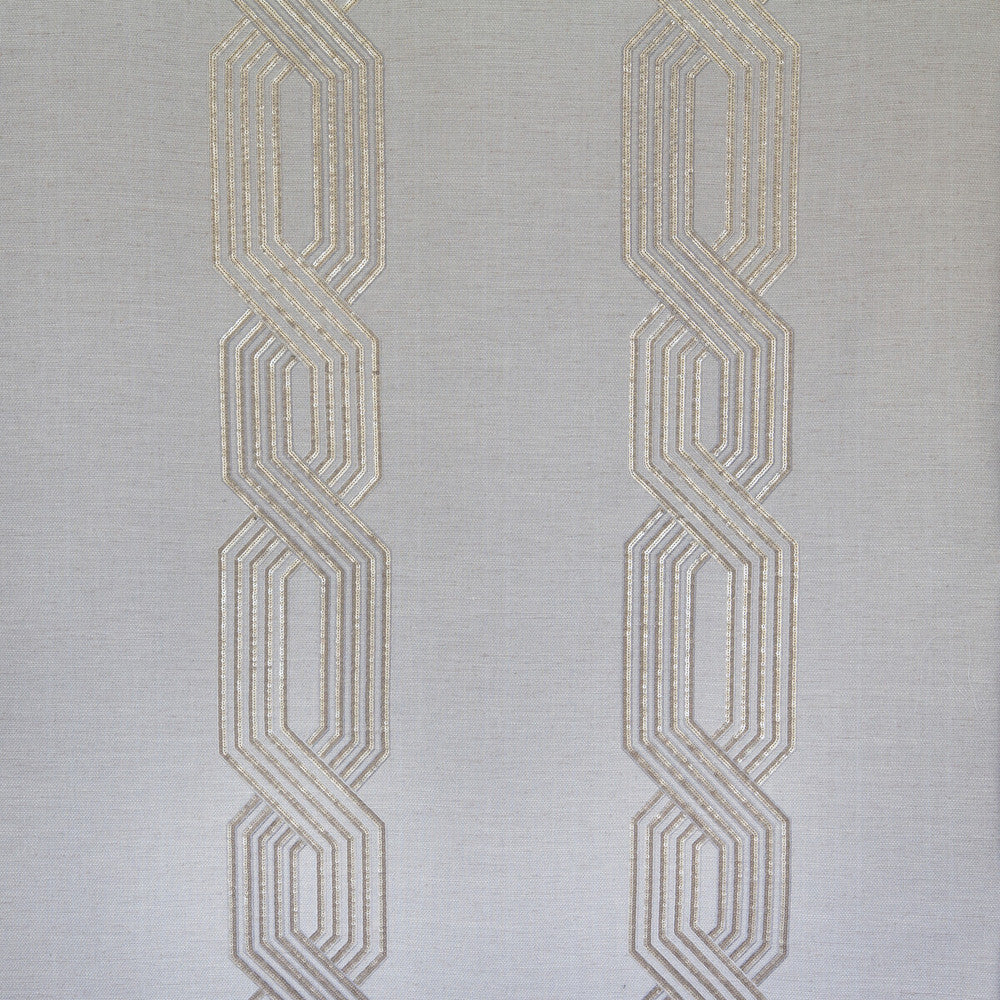 Metalwork Burnished by Kravet Couture Fabric WINDSOR SMITH NAILA POLYESTER - 83%;SPUN POLYESTER - 6%;VISCOSE - 6%;PLASTIC - 5% India LIGHT Horizontal: 12.5 and Vertical: 15.74 51 - Fabric Carolina -