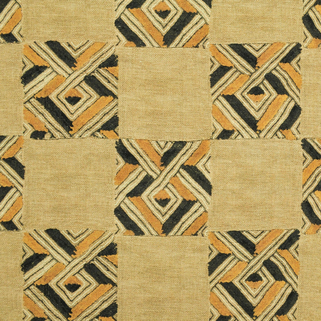 Spirit Quilt Amber 480980 by PKL Studio Designer Fabric - 75% Cotton 25% Linen Pakistan 15000 Horizontal: 27.000" and Vertical: 13.500" 54 - Swanky Fabrics -
