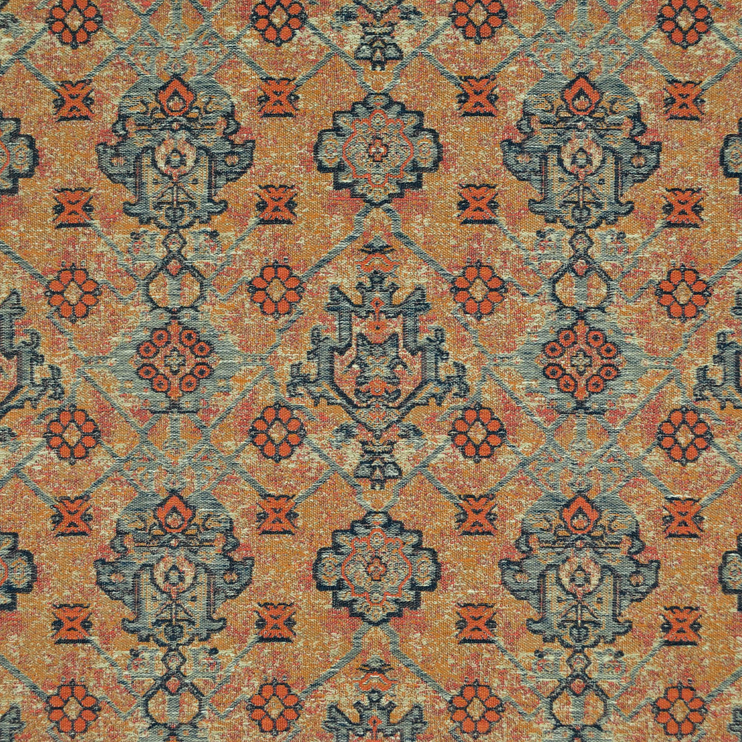 Persepolis Jewel 481100 by PKL Studio Designer Fabric - 50% Polyester 42% Cotton 8% Recycled Polyester India 51000 Horizontal: 13.750" and Vertical: 13.750" 54 - Swanky Fabrics -