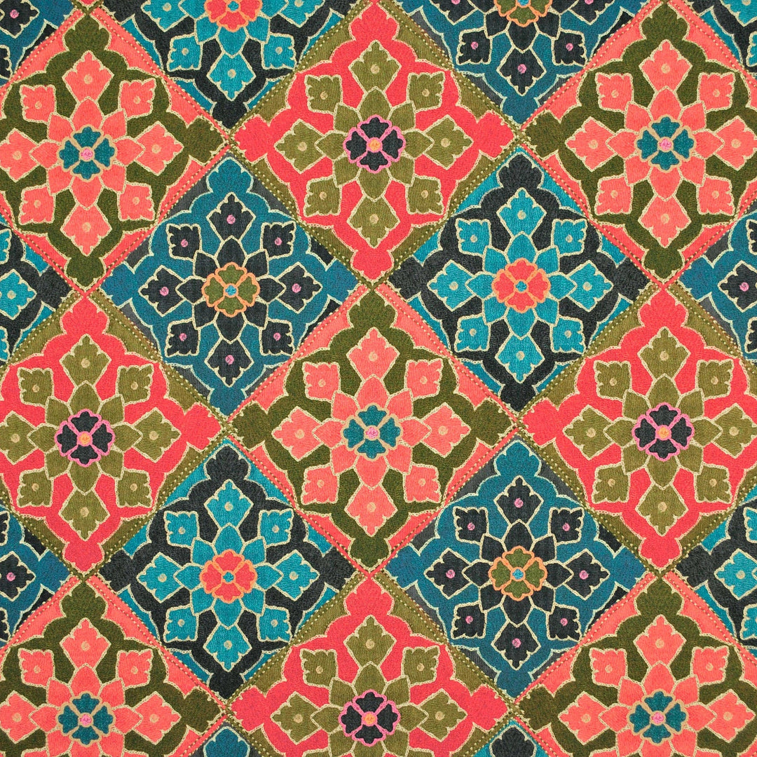Carpet Couture Mosaic 481191 by PKL Studio Designer Fabric - 100% Cotton Peru 30000 Horizontal: 13.500" and Vertical: 26.750" 54 - Swanky Fabrics -