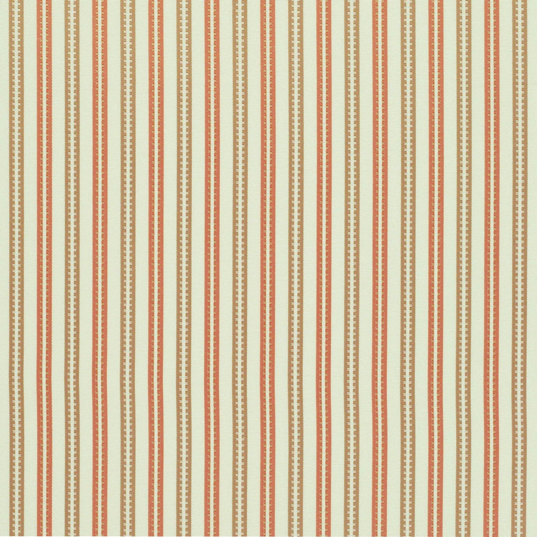 Beverly Stripe Coral 481365 by PKL Studio Designer Fabric - 100% Polyester India 51000 Horizontal: 1.375" and Vertical: .125" 56 - Swanky Fabrics -