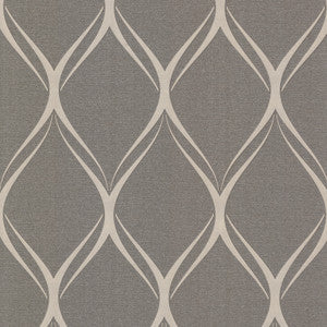 Gustav Brown Geometric Wallpaper by Decorline