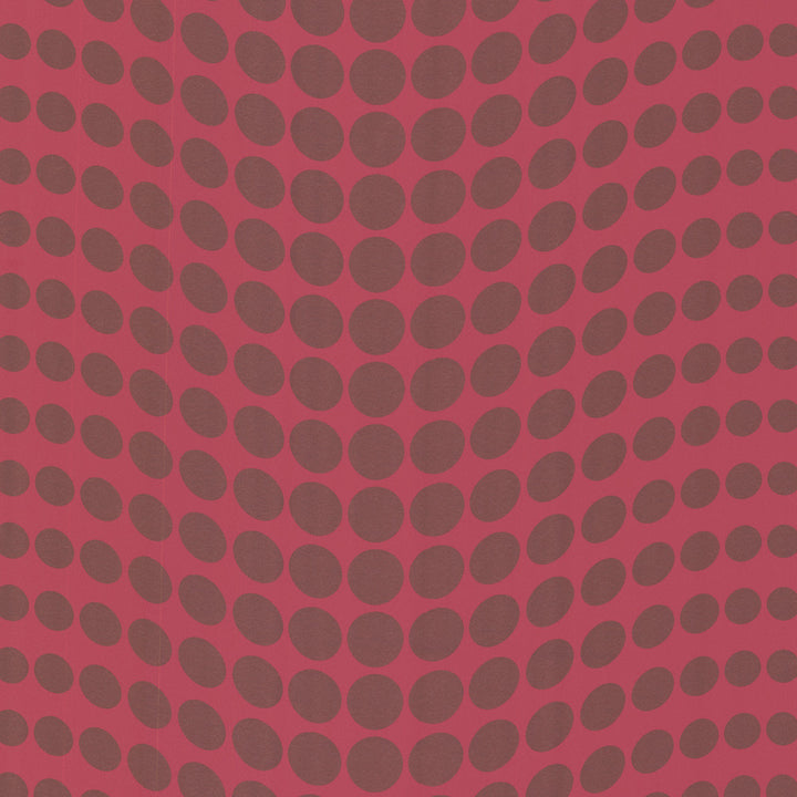 Genesis Pink Dotty Wallpaper by Decorline Geo Covers about 56.4 square feet 20.5-in by 33-ft long roll Unpasted 1.6 - Fabric Carolina -