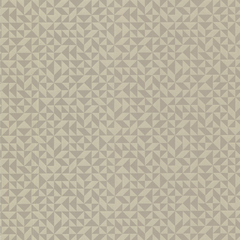 Huxley Gold Dundee Wallpaper by Decorline Geo Covers about 56.4 square feet 20.5-in by 33-ft long roll Unpasted 6.3 - Fabric Carolina -