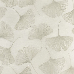 Gingko Leaf Platinum by Kravet Fabric