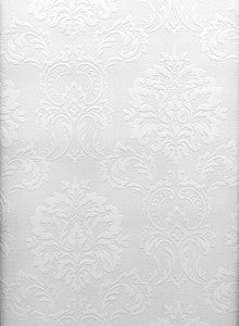 Damascene Paintable Paintable Wallpaper by Brewster
