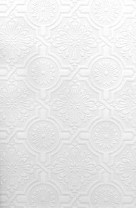 Nazareth White Paintable Wallpaper by Brewster