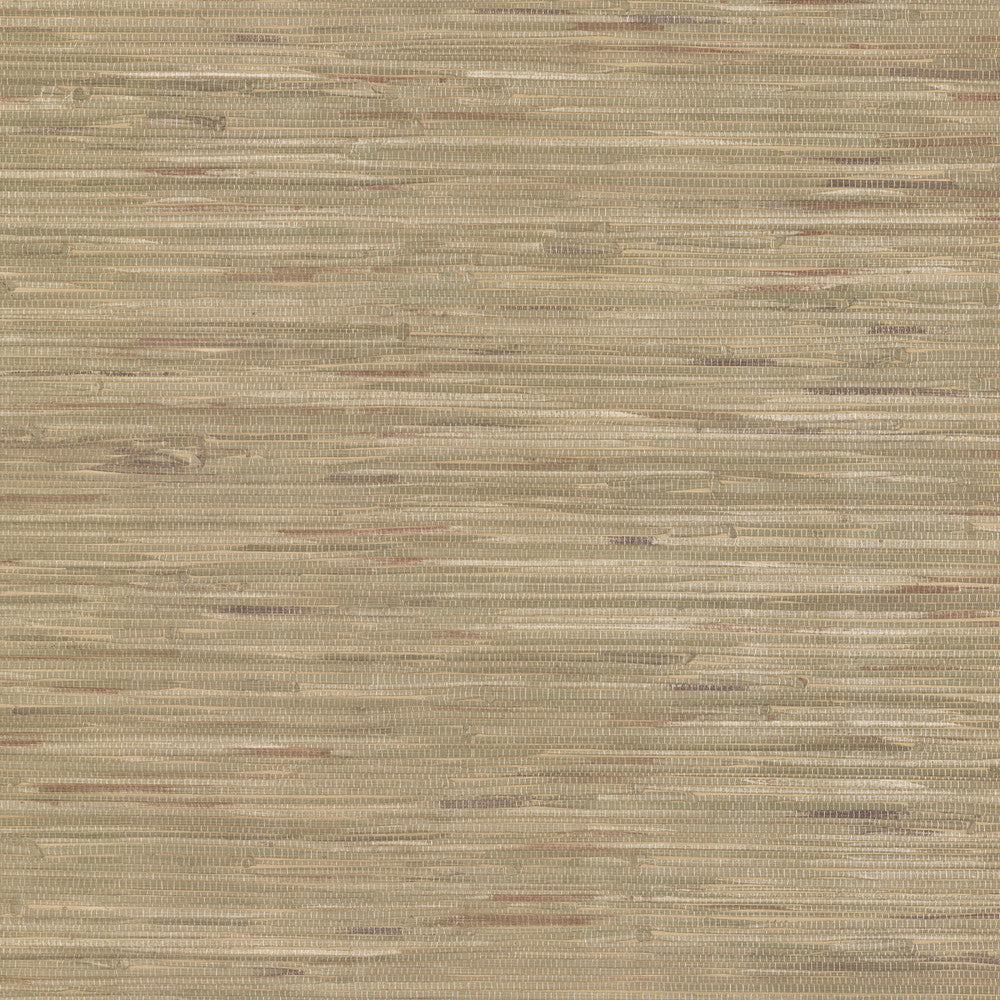 Liu Green Vinyl Grasscloth Wallpaper by Brewster Ez Hang Textures VI Covers about 56.4 square feet 20.5-in by 33-ft long roll Prepasted 21 - Fabric Carolina -