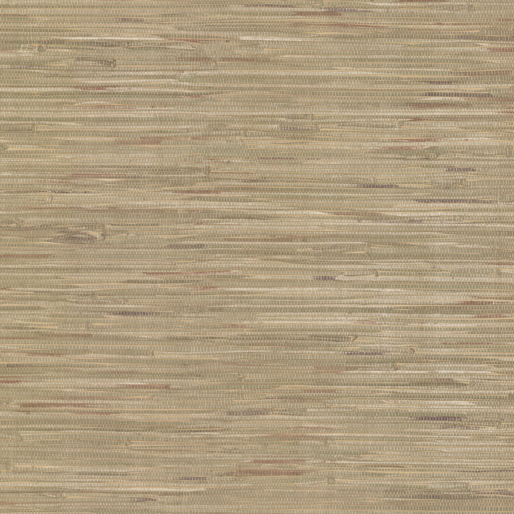 Liu Green Vinyl Grasscloth Wallpaper by Brewster Ez Hang Textures VI Covers about 56.4 square feet 20.5-in by 33-ft long roll Prepasted 21 - Fabric Carolina -