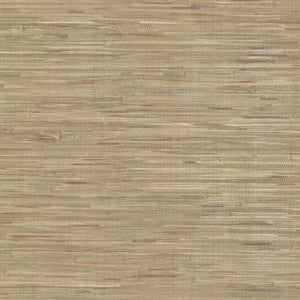 Liu Green Vinyl Grasscloth Wallpaper by Brewster
