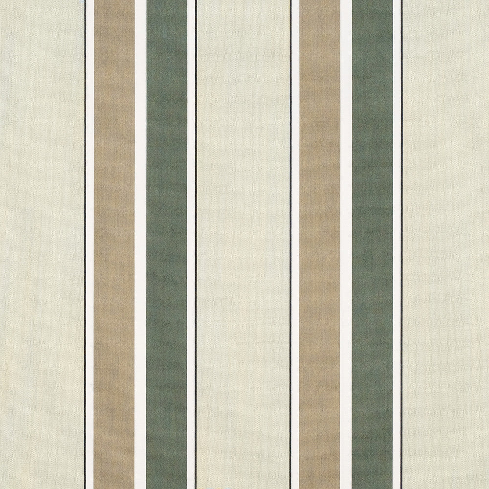 4959 Fern / Heather Beige Blockstripe by Sunbrella Fabric Sunbrella Awning Stripes 100% Sunbrella® Acrylic USA or Imported 10-Year Horizontal: and Vertical: 46 in. - Fabric Carolina -
