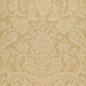 Damask Floreale Beige 5000441 by Schumacher Wallpaper