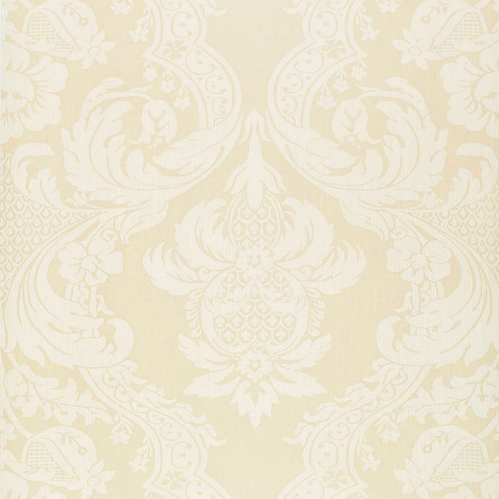 Giardino Damask Pearl 5000480 by Schumacher Wallpaper DAMASK COLL.(SCHUMACHER SPRING) Paper 0 UNITED STATES OF AMERICA </p><p>Repeat: Horizontal: 27" (69CM) and Vertical: 23" (58CM) 27 - Fabric Carolina -