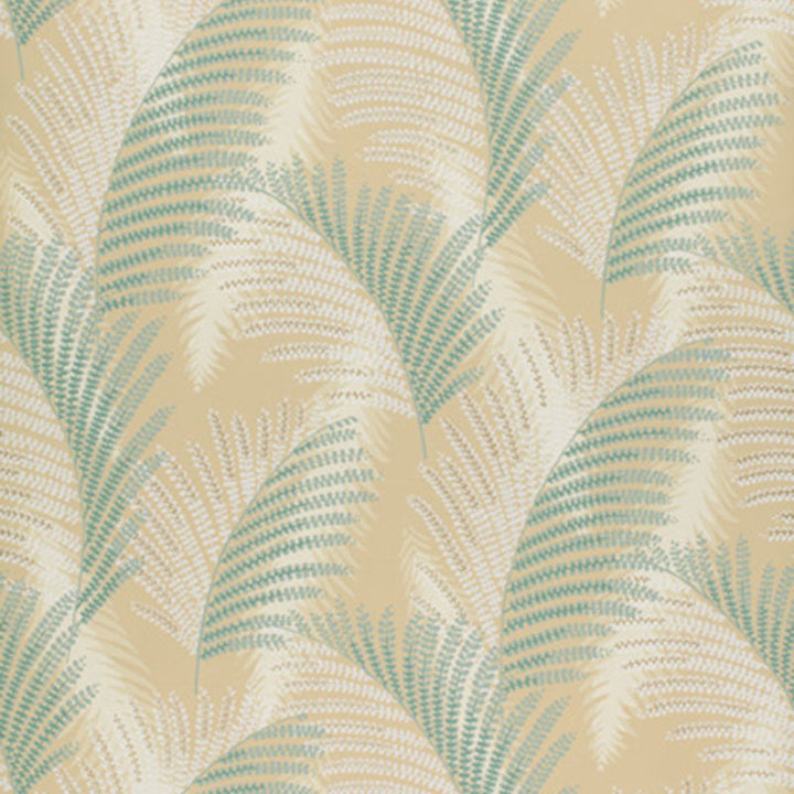 Kauai Fern Aqua 5001081 by Schumacher Designer Wallpaper SURFACE PRINT - FALL 2006 Paper 0 UNITED STATES OF AMERICA </p><p>Repeat: Horizontal: 27" (69CM) and Vertical: 12 5/8" (32CM) 27 - Swanky Fabrics -