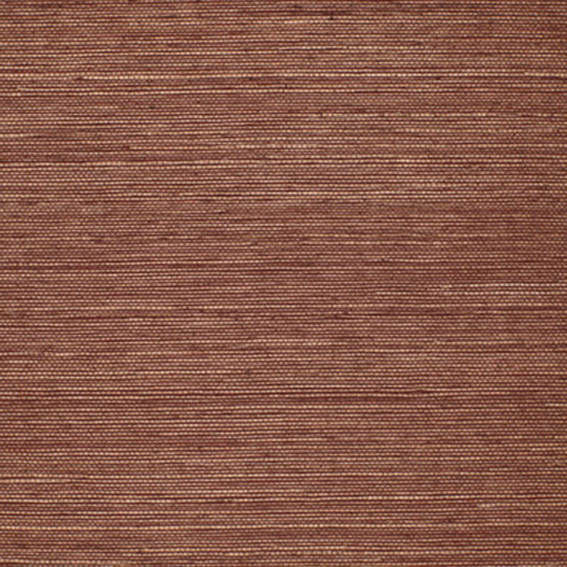 Ayame Sisal Chestnut 5002901 by Schumacher Wallcovering