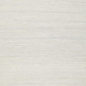 Kisho Sisal Silver 5002921 by Schumacher Wallcovering