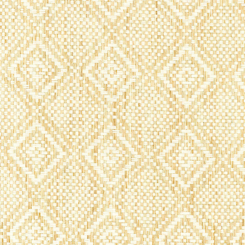 Nishiki Diamond Weave Straw 5003090 by Schumacher Wallpaper NATURAL TEXTURES IV Paper 0 JAPAN </p><p>Repeat: Horizontal: and Vertical: 36 - Fabric Carolina -
