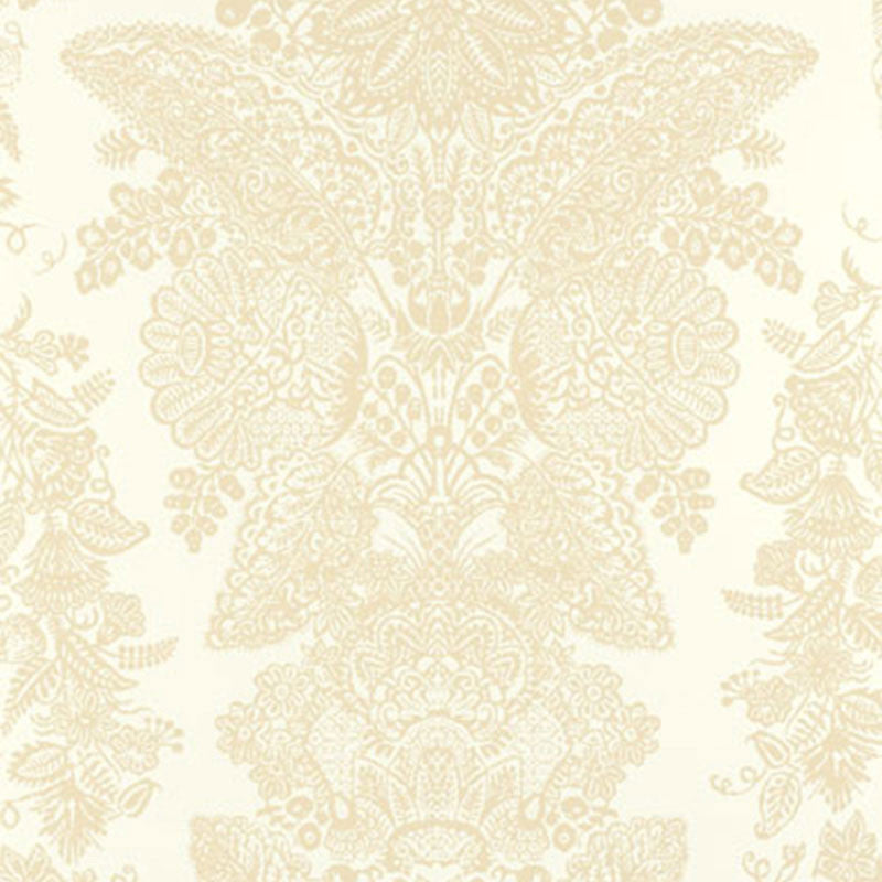 Lace Alabaster 5003323 by Schumacher Designer Wallpaper AVANT-GARDE Paper 0 USA </p><p>Repeat: Horizontal: 23" (58CM) and Vertical: 27" (69CM) 23 - Swanky Fabrics -