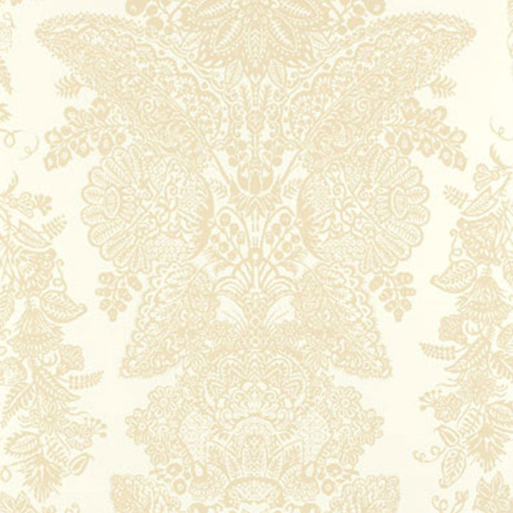 Lace Alabaster 5003323 by Schumacher Designer Wallpaper AVANT-GARDE Paper 0 USA </p><p>Repeat: Horizontal: 23" (58CM) and Vertical: 27" (69CM) 23 - Swanky Fabrics -