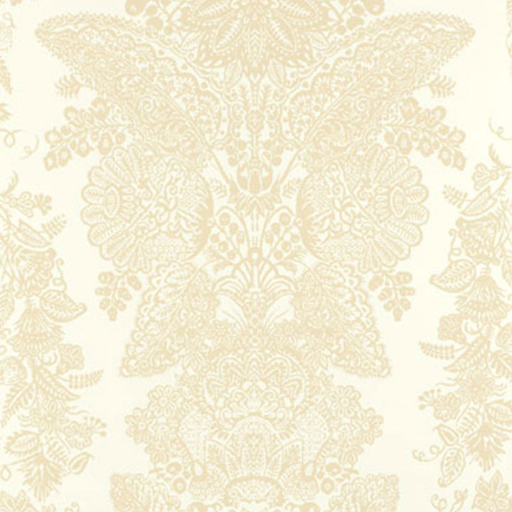 Lace Alabaster 5003323 by Schumacher Wallcovering