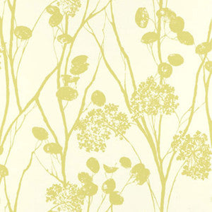 Moonpennies Soft Chartreuse 5003331 by Schumacher Wallcovering