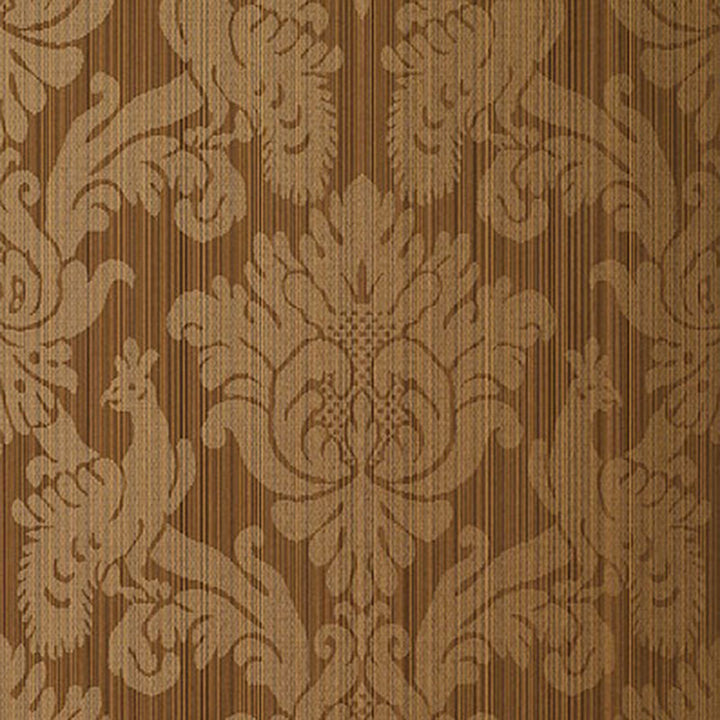 Valette Strie Damask Mahogany 5003665 by Schumacher Wallpaper PALAZZO DAMASKS Paper 0 UNITED KINGDOM </p><p>Repeat: Horizontal: 10 1/4" (26CM) and Vertical: 25 1/4" (64CM) 20.5 - Fabric Carolina -