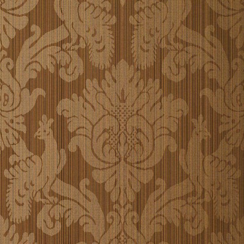 Valette Strie Damask Mahogany 5003665 by Schumacher Designer Wallpaper PALAZZO DAMASKS Paper 0 UNITED KINGDOM </p><p>Repeat: Horizontal: 10 1/4" (26CM) and Vertical: 25 1/4" (64CM) 20.5 - Swanky Fabrics -