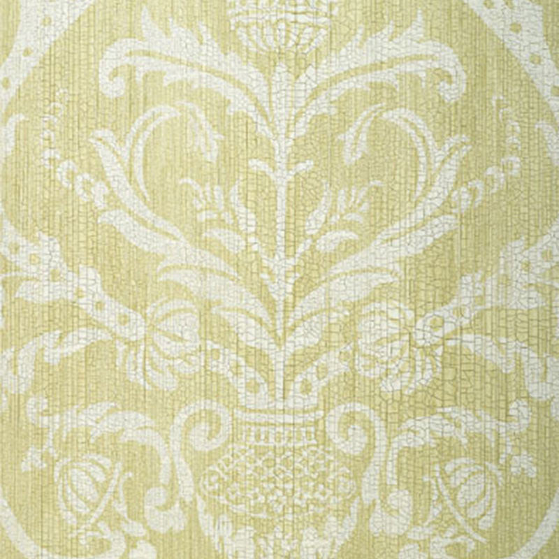 Masaccio Damask Celadon 5003682 by Schumacher Wallcovering