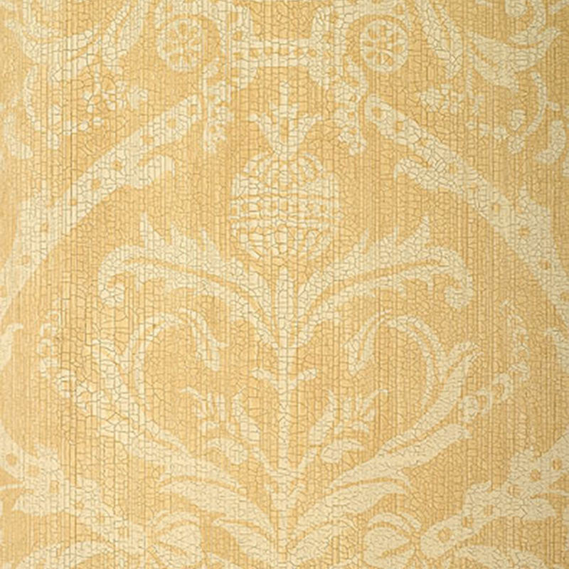Masaccio Damask Camel 5003684 by Schumacher Wallcovering
