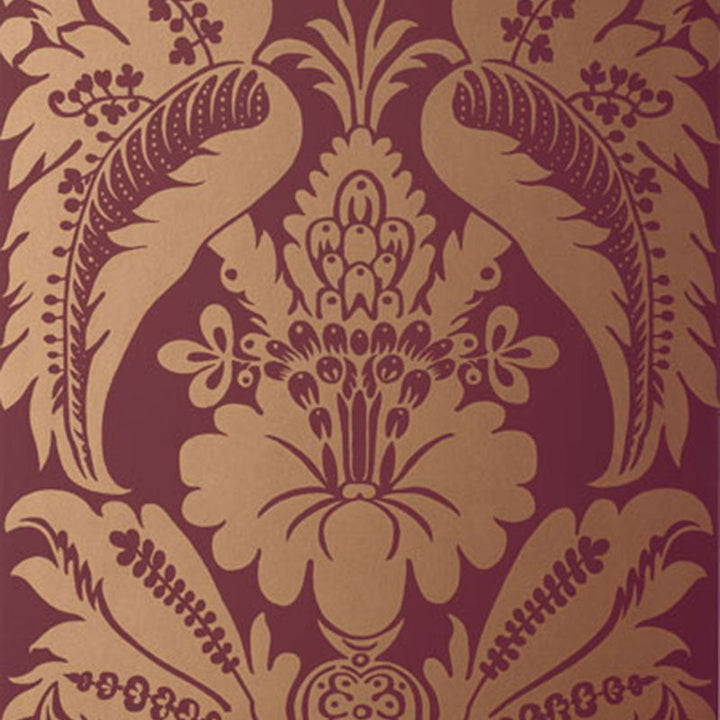 Montebello Damask Mahogany 5003734 by Schumacher Wallcovering Schumacher Wallcovering Montebello Damask Mahogany 5003734Wallcovering Paper UNITED STATES OF AMERICA </p><p>Repeat: H: HORZ. 11" (28CM) , V: VERT. 66 3/4" (170CM) 22 - Fabric Carolina -
