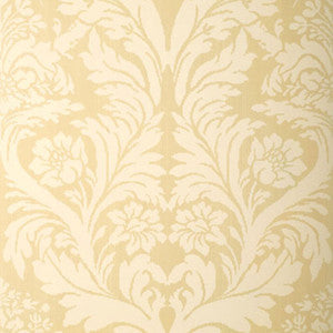 Rozzano Damask Wheat 5003741 by Schumacher Wallcovering