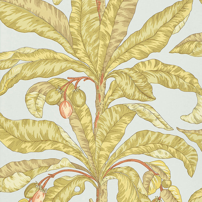 Blair House Palm Sea Breeze 5004061 by Schumacher Wallpaper TROPICANA Paper 0 USA </p><p>Repeat: Horizontal: 27" (69CM) and Vertical: 36" (91CM) 27 - Fabric Carolina -