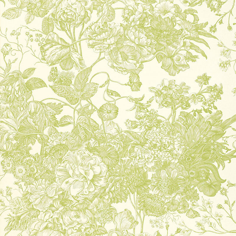 Toile Florissante Peridot 5004091 by Schumacher Wallpaper SIGNATURE PRINTS Paper 0 UNITED STATES OF AMERICA </p><p>Repeat: Horizontal: 27" (69CM) and Vertical: 36" (91CM) 27 - Fabric Carolina -