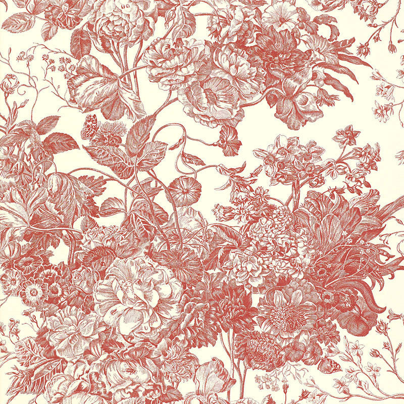 Toile Florissante Begonia 5004093 by Schumacher Wallpaper SIGNATURE PRINTS Paper 0 UNITED STATES OF AMERICA </p><p>Repeat: Horizontal: 27" (69CM) and Vertical: 36" (91CM) 27 - Fabric Carolina -