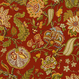 Chalfont Paprika 5004201 by Schumacher Wallcovering