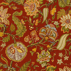 Chalfont Paprika 5004201 by Schumacher Wallcovering
