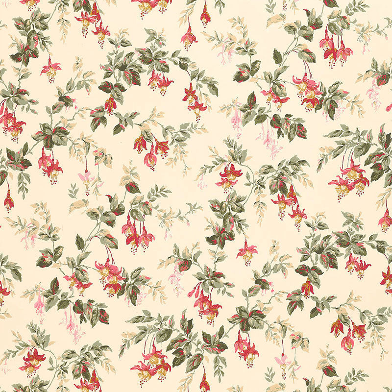 Garden Gate Parchment 5004343 by Schumacher Wallcovering