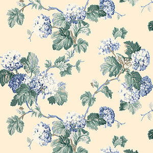 Viburnum Periwinkle 5004372 by Schumacher Wallcovering