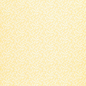 Coral Vine Cornsilk 5004411 by Schumacher Wallcovering