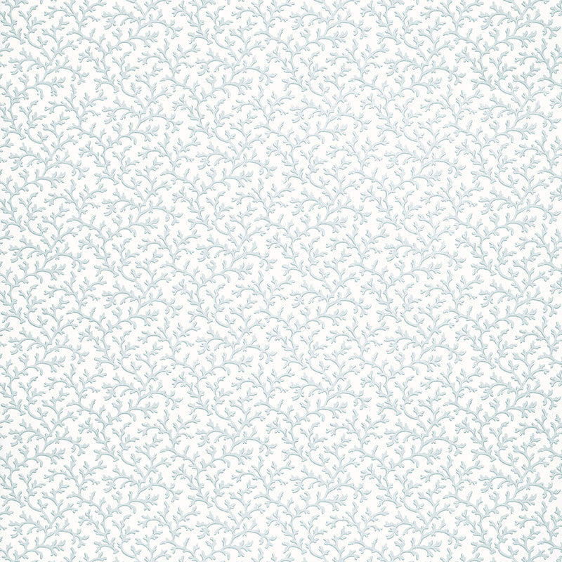 Coral Vine Mist 5004413 by Schumacher Wallcovering