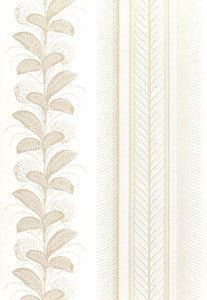 Hydrangea Drape White 5004450 by Schumacher Wallcovering