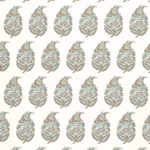 Rajasthan Paisley Mineral 5004473 by Schumacher Wallcovering