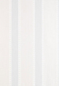 Lansdowne Strie Stripe Porcelain 5004620 by Schumacher Wallcovering